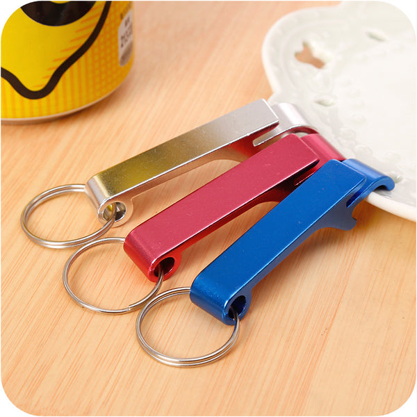 Aluminum Apricot Bottle Opener Keychain