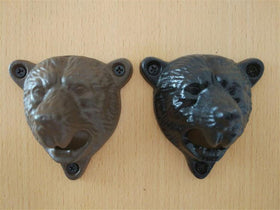 Grizzly Bear Bottle Wall Opener