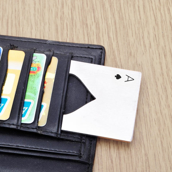 Cool Poker Card Bottle Opener