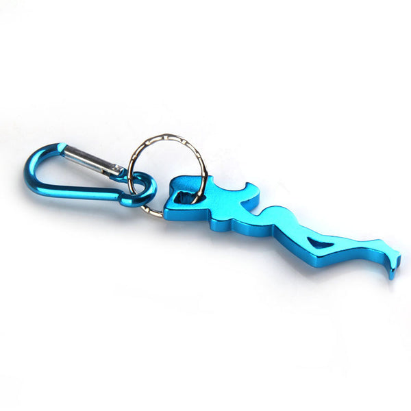 Sexy Girl Bottle Popper Keychain
