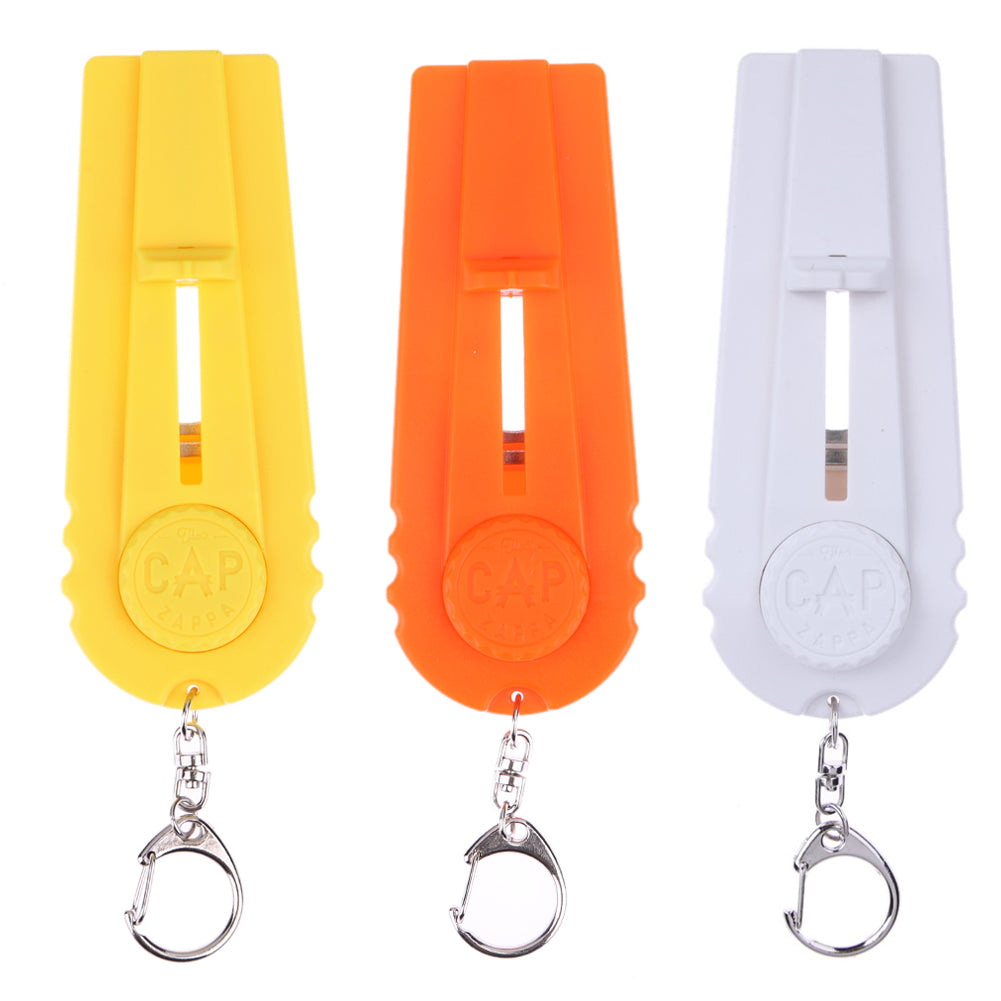 Flying Cap Bottle Opener Keychain