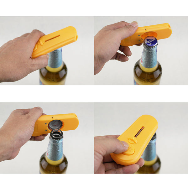Flying Cap Bottle Opener Keychain