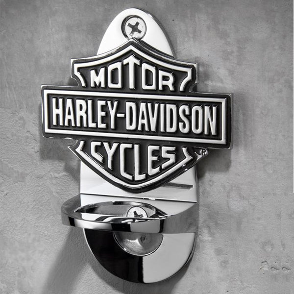 Biker's Chrome Wall Bottle Opener
