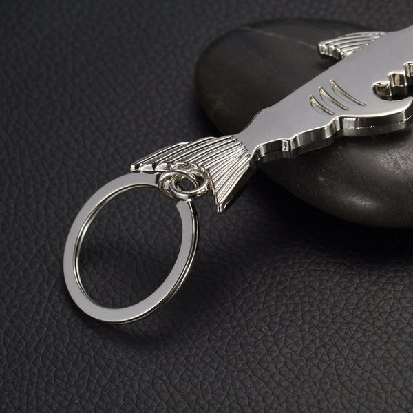 Mini Shark Bottle Opener Keychain