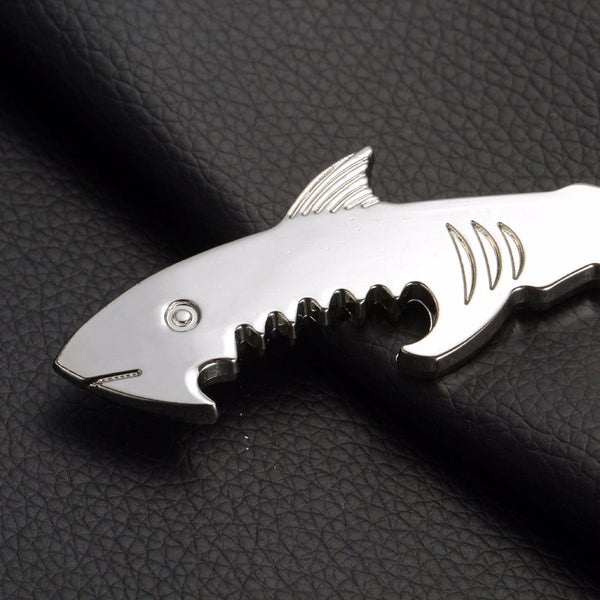 Mini Shark Bottle Opener Keychain