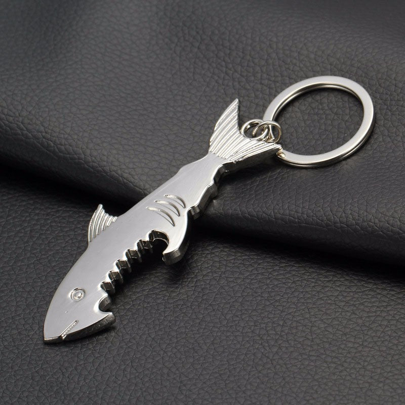 Mini Shark Bottle Opener Keychain