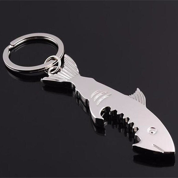 Mini Shark Bottle Opener Keychain