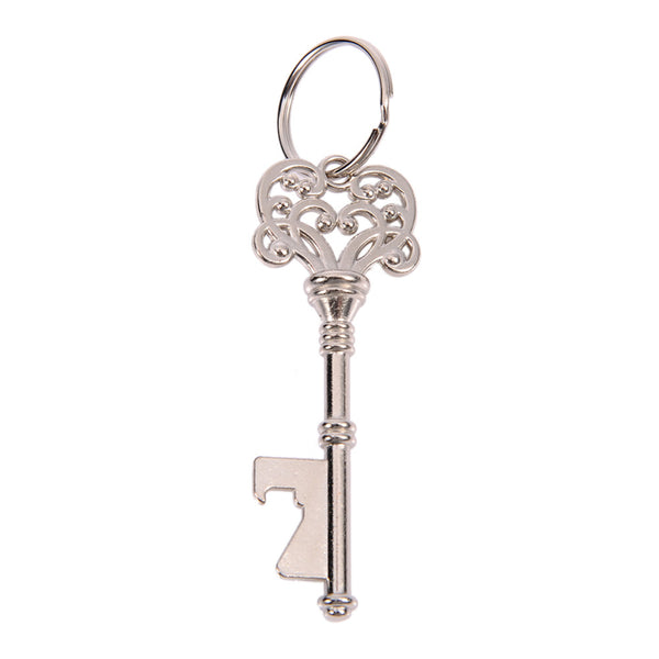 Vintage Skeleton Key Bottle Opener Keychain