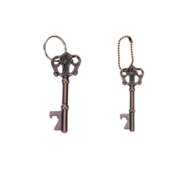 Vintage Skeleton Key Bottle Opener Keychain