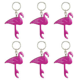 Lovely Flamingo Bottle Popper Keychain