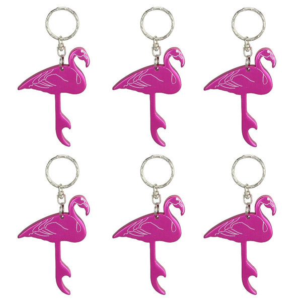 Lovely Flamingo Bottle Popper Keychain