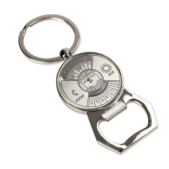 Mini Perpetual Calendar Bottler Popper Keychain