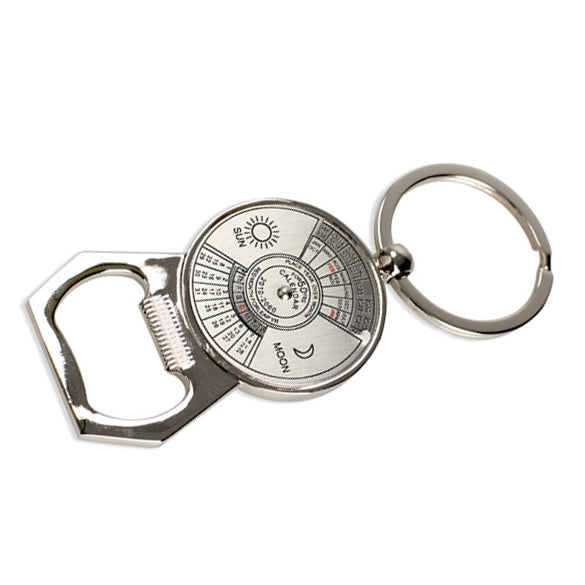 Mini Perpetual Calendar Bottler Popper Keychain