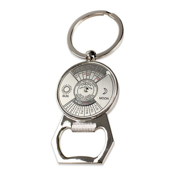 Mini Perpetual Calendar Bottler Popper Keychain