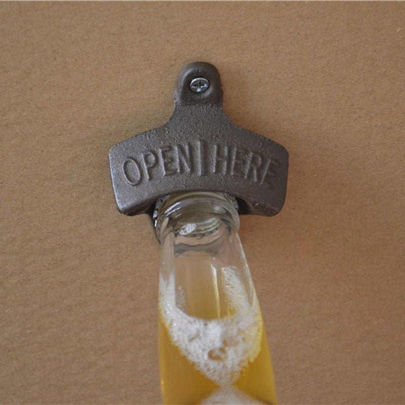 Old Time Style Wall Bottle Opener