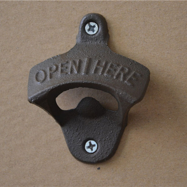 Old Time Style Wall Bottle Opener