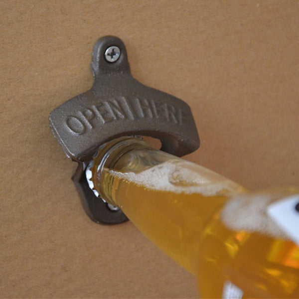 Old Time Style Wall Bottle Opener