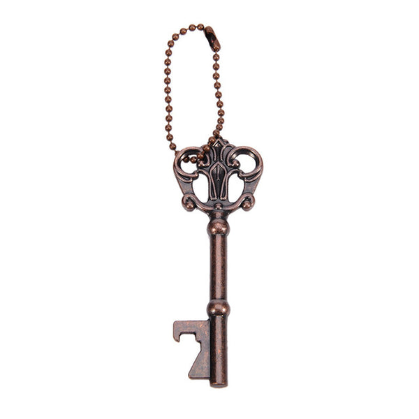 Vintage Skeleton Key Bottle Opener Keychain