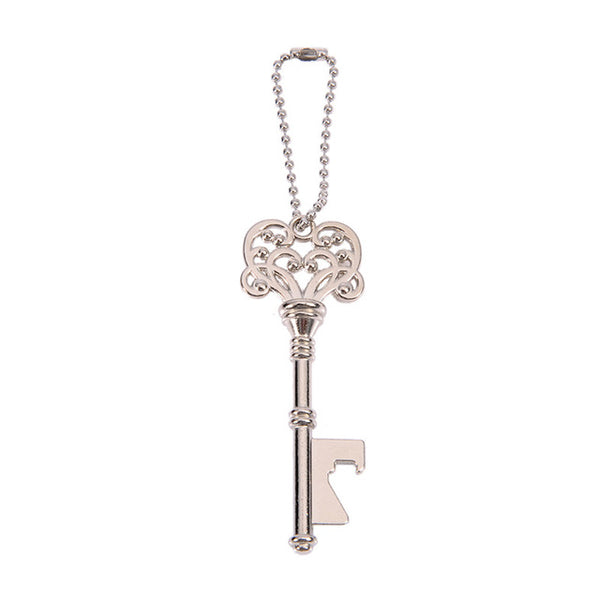Vintage Skeleton Key Bottle Opener Keychain